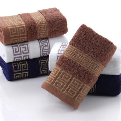 100% Pure Cotton Towel 34x73cm Embroidered Towels  For Adults Quick-Dry Thicken Soft Face Towels Absorbent