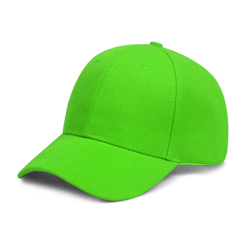 Custom Logo Diy Baseball Cap Unisex Adjustable Men Women Sport Trucker Hat Solid Color Personalized Print Hip Hop Dad Caps