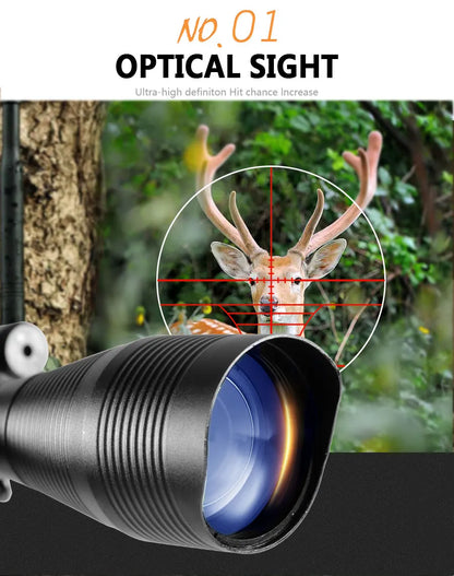 Taktiskt Siktespaket 4-12x50 med Holografiskt Sikte och Rödpunkt