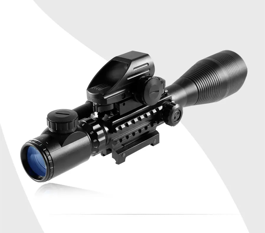 Taktiskt Siktespaket 4-12x50 med Holografiskt Sikte och Rödpunkt