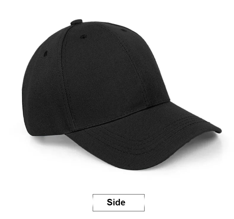 Custom Logo Diy Baseball Cap Unisex Adjustable Men Women Sport Trucker Hat Solid Color Personalized Print Hip Hop Dad Caps
