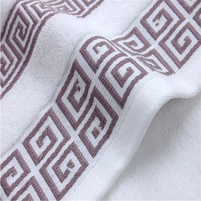 100% Pure Cotton Towel 34x73cm Embroidered Towels  For Adults Quick-Dry Thicken Soft Face Towels Absorbent