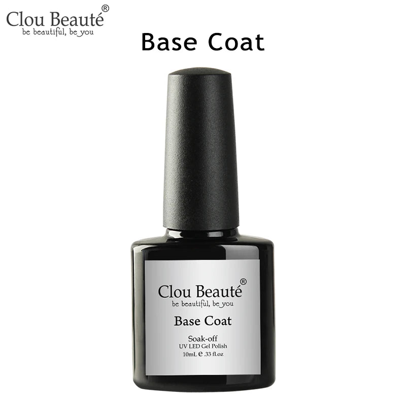 Clou Beaute Gel Nail Polish Neon Brown Royal Blue Red Green Pastal Nude Nail Art Varnishes Gel Lacquer Top Coat UV Gel Nail