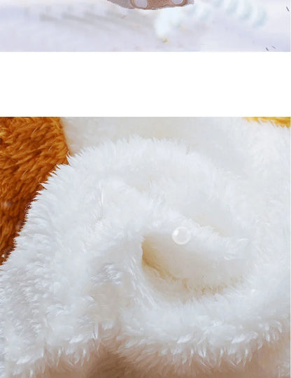 Baby & Barn Flanell Pyjamas Set – Tecknad Björn Fleece Mjuk Unisex Höst/Vinter Storlek 80–130 (1–6 år)