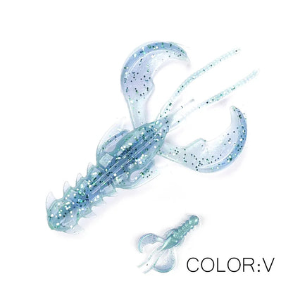 Supercontinent Crazy Lures 65mm/10pcs 40mm/20pcs Soft Lure Fishing Lures Shrimp Lobster Soft Plastic Lure Fishing Lures