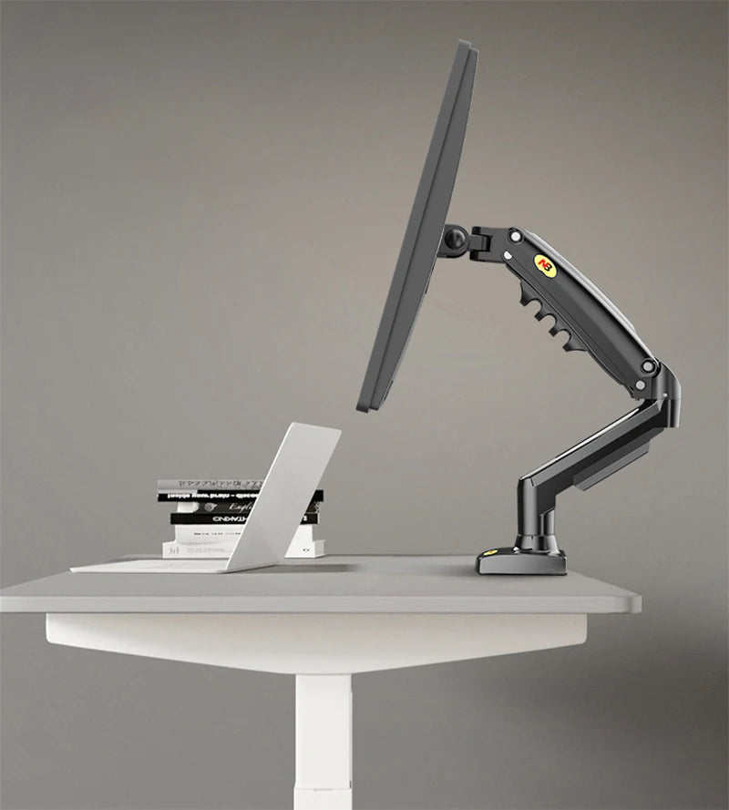 NB NORTH BAYOU F80 A5 Desktop Gas Spring 17-30" LCD LED Monitor Holder Mount Arm Full Motion Display Stand Loading 2-9 Kgs