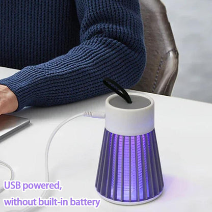 Electric Shock Mosquito Killer Lamp UV Light USB Anti Mosquito Trap For Bedroom Outdoor Camping Use Kills Moths Wasps Gnats