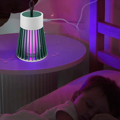 Electric Shock Mosquito Killer Lamp UV Light USB Anti Mosquito Trap For Bedroom Outdoor Camping Use Kills Moths Wasps Gnats