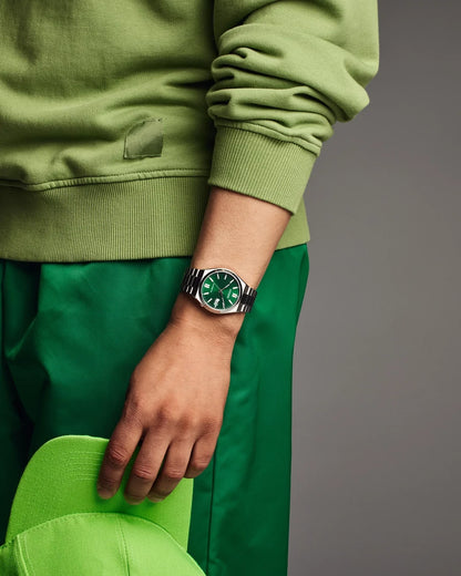 Citizen TSUYOSA Herrur i Stål – Automatiskt Urverk, 40mm, Grön Urtavla