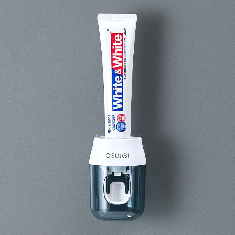 Toothpaste Squeeze Artifact Full-automatic Squeezer Storage Rack Wall-mounted Lazy Toothbrush Holder Non-perforated Children's Rack