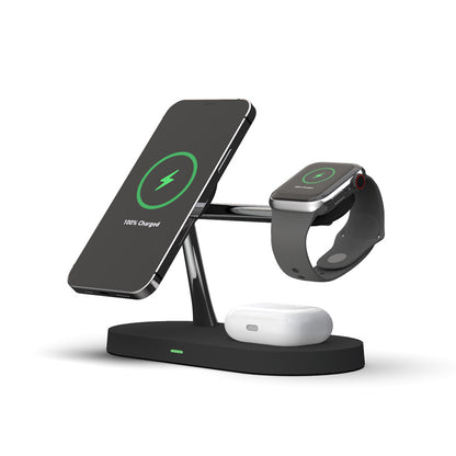 The new five-in-one wireless charger 15W vertical fast charging is suitable for Apple mobile phone watch headset wireless charging