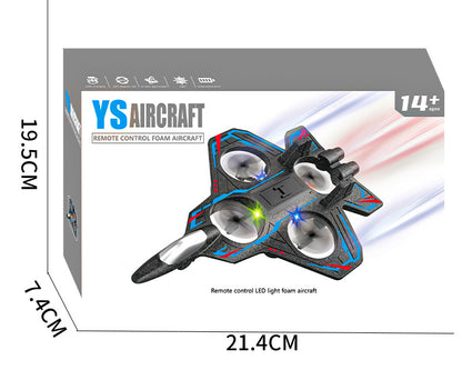 RC Stuntdrönare Skum & ABS – 6-kanals Höjdhållning Hindersensor 3D-volter USB 30–50cm Sub-250g 7–14 År 2026