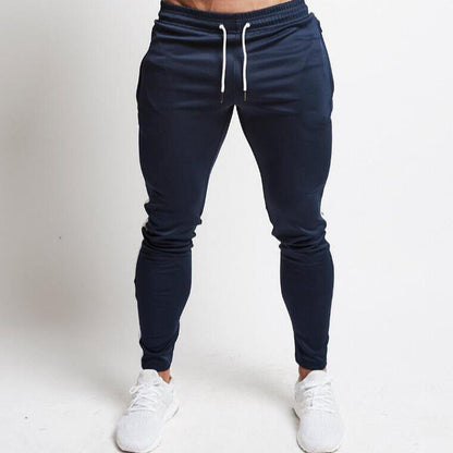 Herr Sportbyxor Slim Fit 2026 – Avsmalnande Gym Fritid Utomhus Stretch Fuktborttransporterande M-XXXL 7 Färger