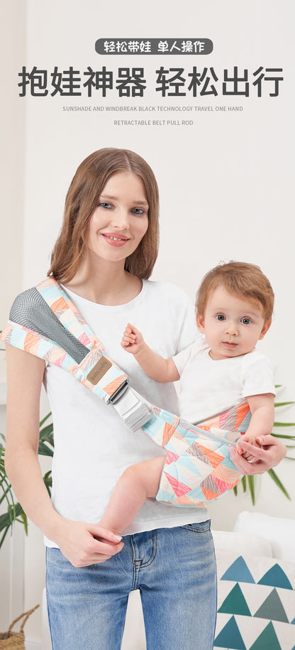 Bärsjal Baby – Enkelaxel Sidokram & C-typ Kram 0–36 Mån Max 20 kg 3 Mönster Fri Händer 6031 2026