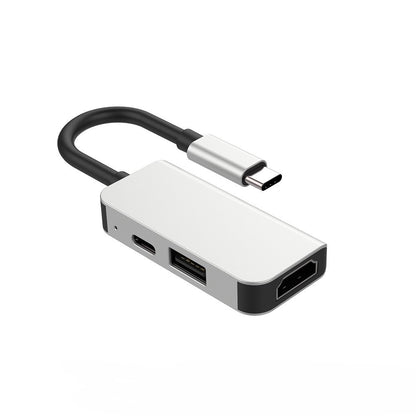 Type-C to HDMI High-Definition 4K Expansion Dock Usb3.0Hub Splitter Usb-C Multi-Function 7-in-1 Docking Station