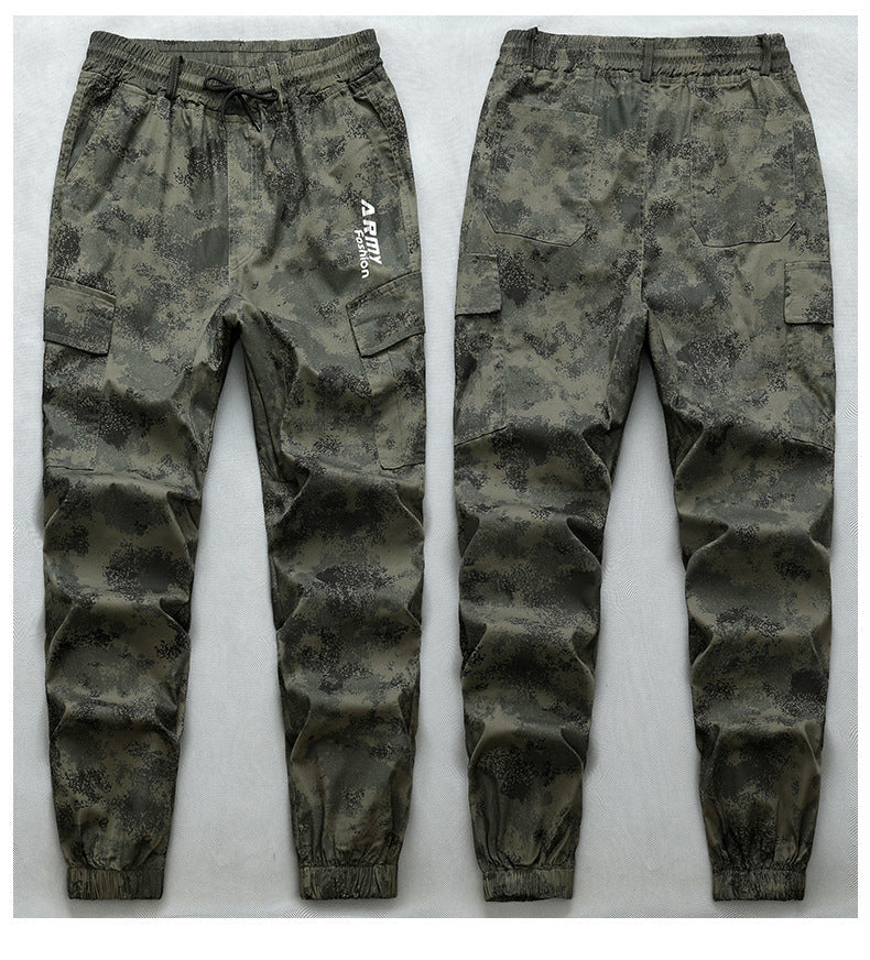 Summer Thin Labor Protection Work Clothes Set Anti-scald Pure Cotton Stretch Construction Site Electric Welding Auto Repair Camouflage Clothes Shirt