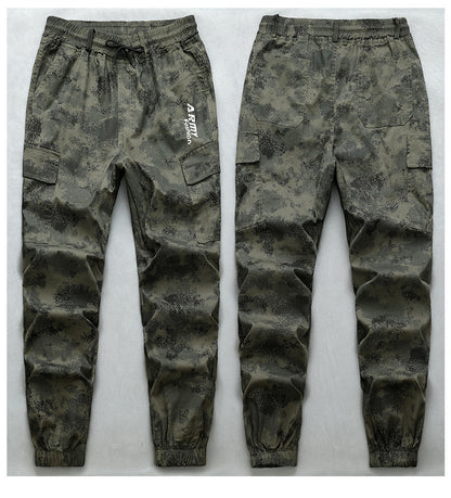 Summer Thin Labor Protection Work Clothes Set Anti-scald Pure Cotton Stretch Construction Site Electric Welding Auto Repair Camouflage Clothes Shirt