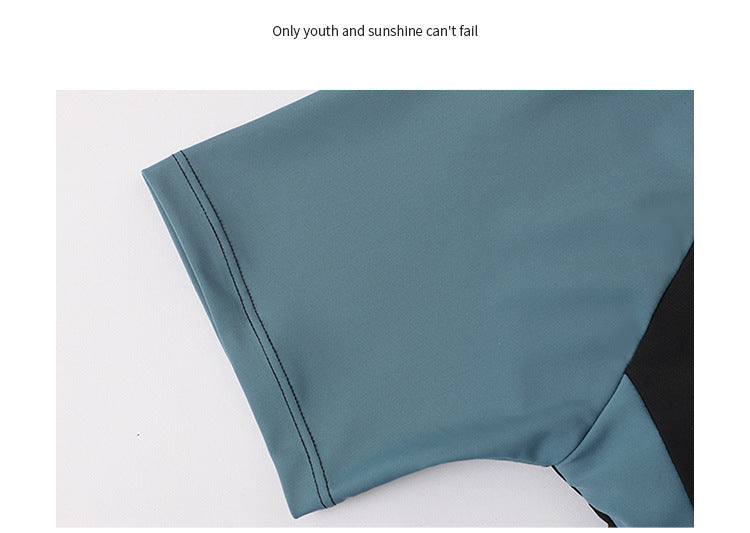 Dam Helbaddräkt Kortärm Kjol – Konservativ Magdöljande Slimmande Polyester Grön S–XXXL Badkläder Dam 8167 2026