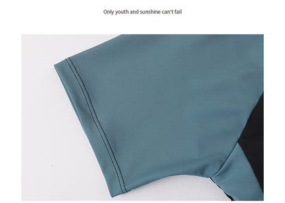 Dam Helbaddräkt Kortärm Kjol – Konservativ Magdöljande Slimmande Polyester Grön S–XXXL Badkläder Dam 8167 2026