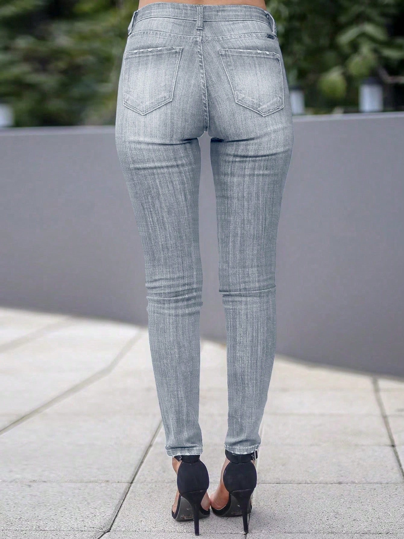 Summer Jeans for Women Ankle Length Denim Pencil Pants Zipper Fly Washing Slim Fit Pockets Streetwear Spring 2025 Slght Strech