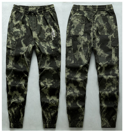 Summer Thin Labor Protection Work Clothes Set Anti-scald Pure Cotton Stretch Construction Site Electric Welding Auto Repair Camouflage Clothes Shirt
