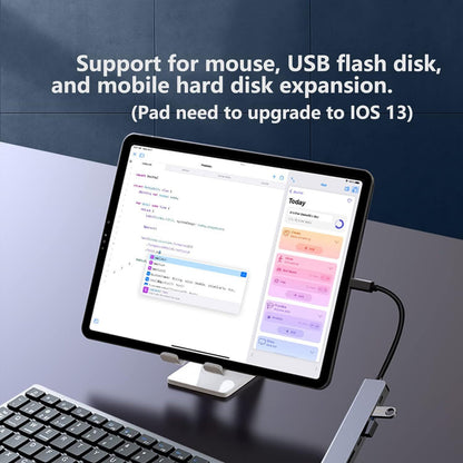 Type-C to HDMI High-Definition 4K Expansion Dock Usb3.0Hub Splitter Usb-C Multi-Function 7-in-1 Docking Station