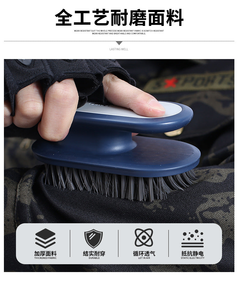 Spring and Autumn Camouflage Work Clothes Men's Anti-Scratch Wear-Resistant Labor Protection Clothing Thickened New suit Pants Site Maintenance Auto Repair Clothing
