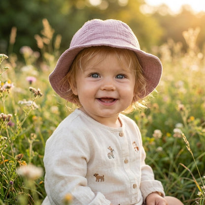 Babyhatt Fiskarmössa – Bomull Batik UV-skydd Andningsbar Unisex 0–2 år 11 Färger Sommar MZ-24009 2026