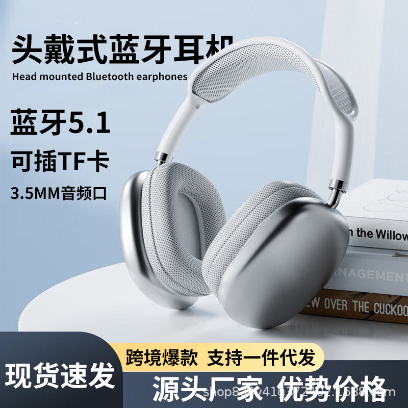 P9 / P9 Pro Max Trådlöst Over-Ear Headset – Bluetooth 5.0 Stereo Bas 10m Räckvidd Silver Svart Röd Grön Blå
