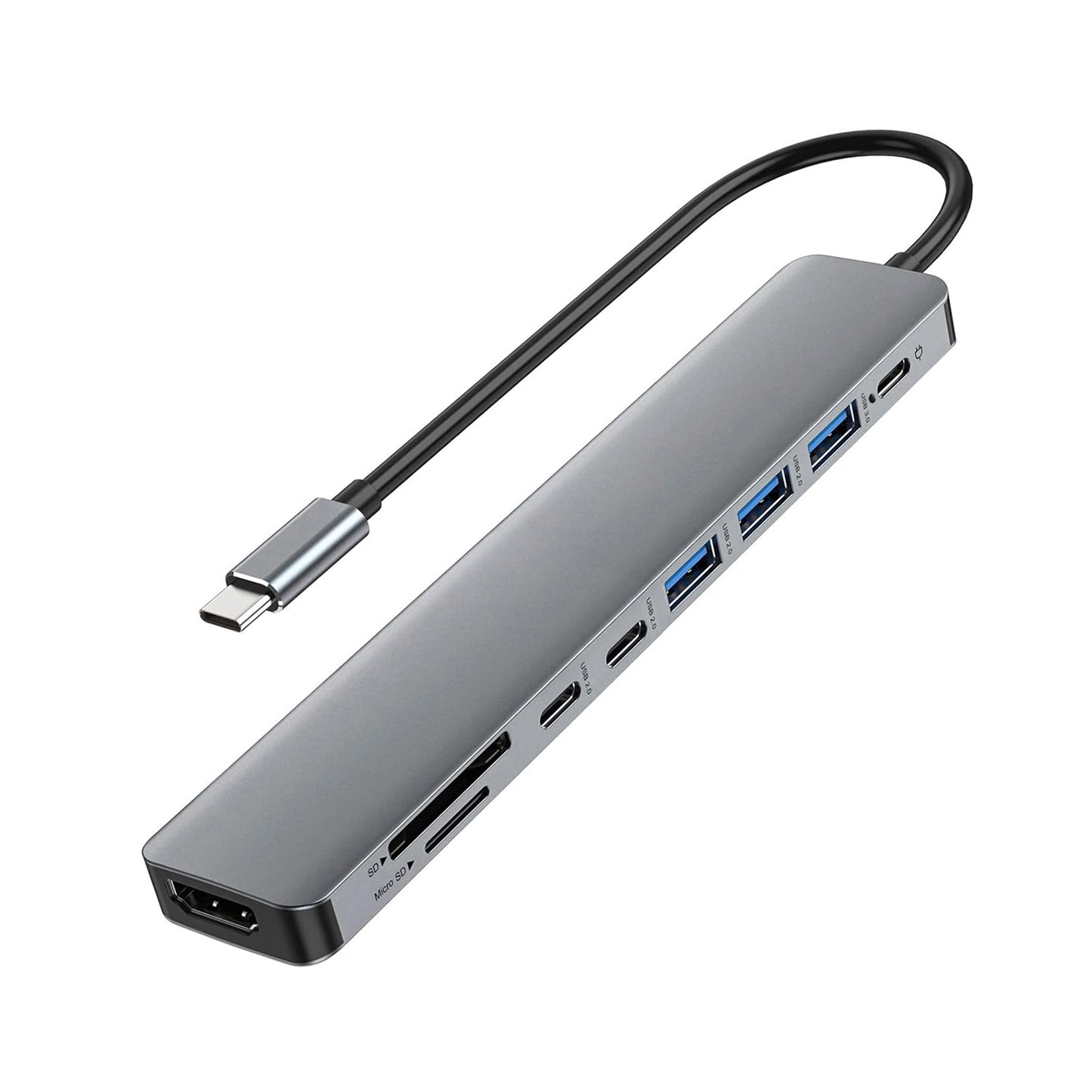 Type-C to HDMI High-Definition 4K Expansion Dock Usb3.0Hub Splitter Usb-C Multi-Function 7-in-1 Docking Station