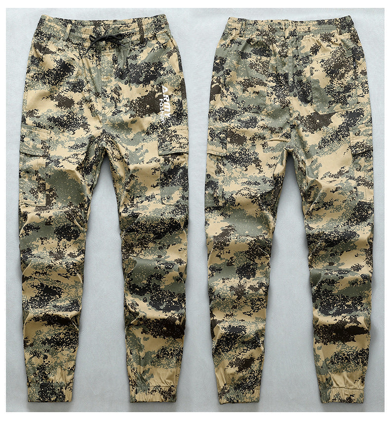 Summer Thin Labor Protection Work Clothes Set Anti-scald Pure Cotton Stretch Construction Site Electric Welding Auto Repair Camouflage Clothes Shirt