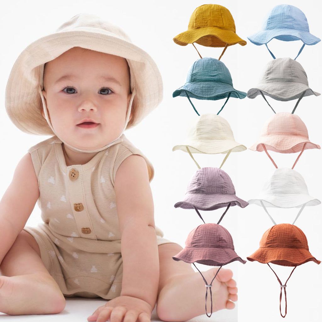 Babyhatt Fiskarmössa – Bomull Batik UV-skydd Andningsbar Unisex 0–2 år 11 Färger Sommar MZ-24009 2026