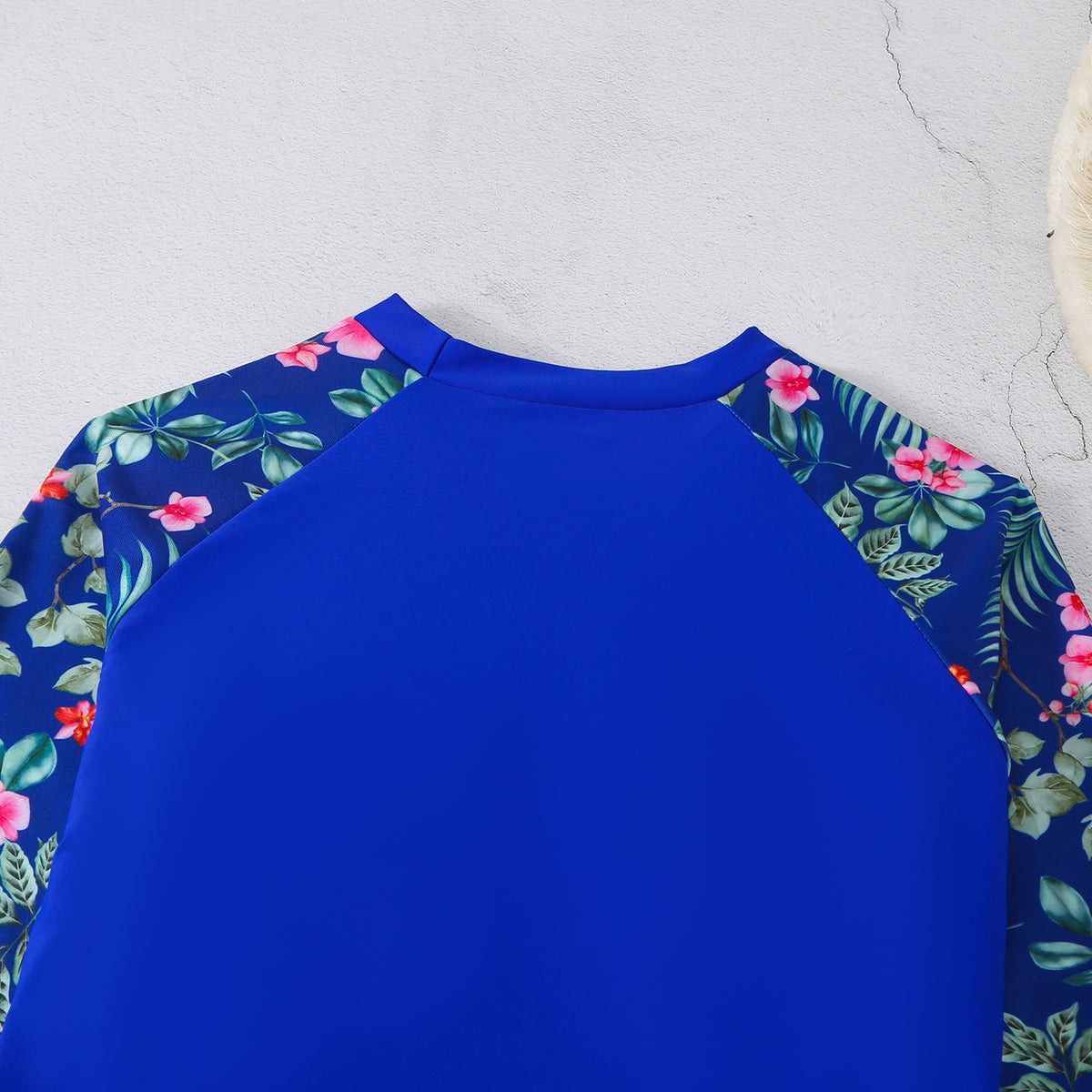 Dambikins Långärm – Blommigt Digitaltryck Delad Konservativ Polyester 5 Mönster S–2XL Badkläder Dam QX07 2026