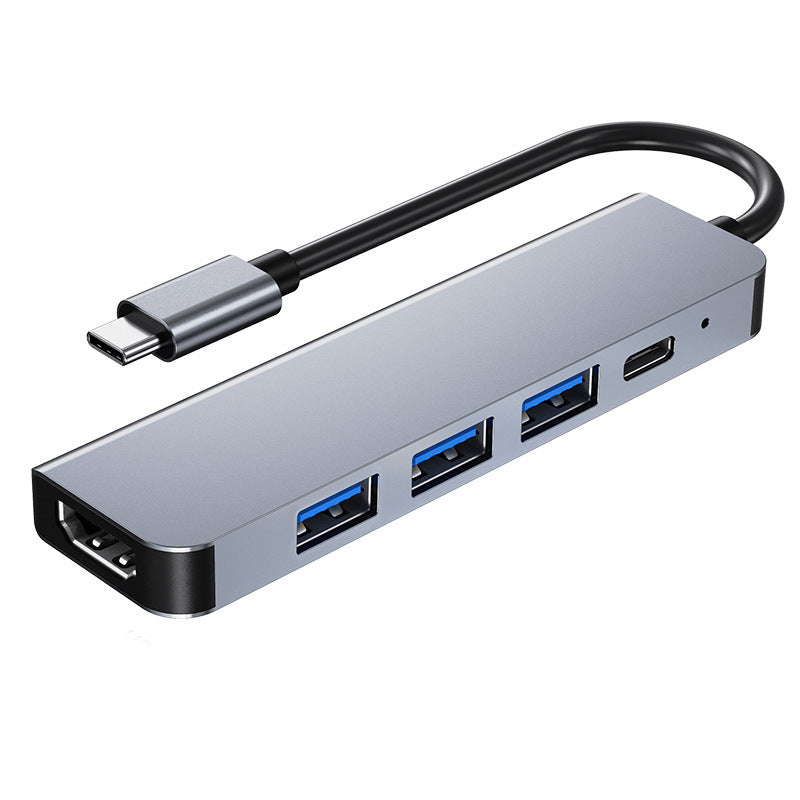 Type-C to HDMI High-Definition 4K Expansion Dock Usb3.0Hub Splitter Usb-C Multi-Function 7-in-1 Docking Station