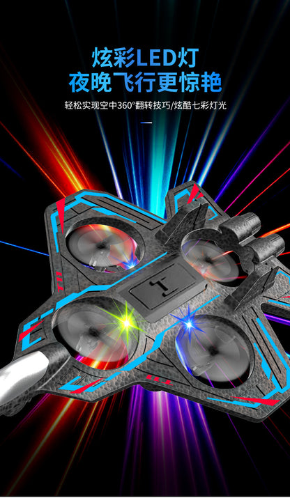 RC Stuntdrönare Skum & ABS – 6-kanals Höjdhållning Hindersensor 3D-volter USB 30–50cm Sub-250g 7–14 År 2026