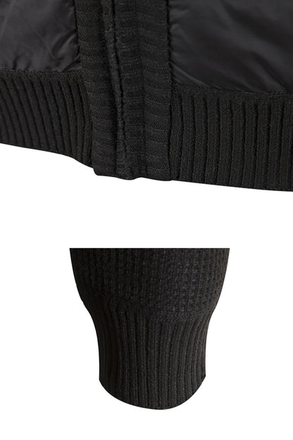 Foreign trade cross-border 2024 winter new spell cardigan sweater men's coat sweater European and American style sweater stand collar