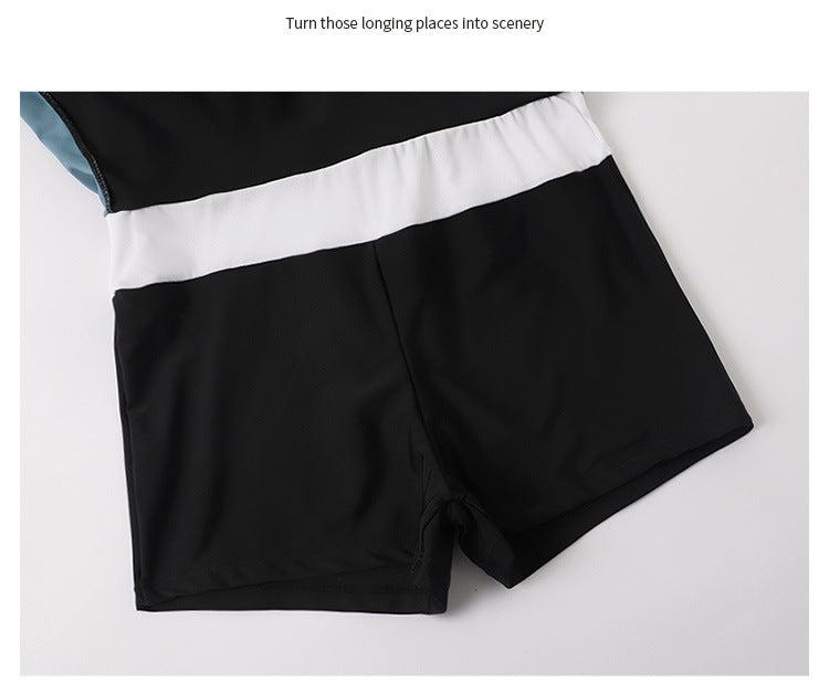 Dam Helbaddräkt Kortärm Kjol – Konservativ Magdöljande Slimmande Polyester Grön S–XXXL Badkläder Dam 8167 2026