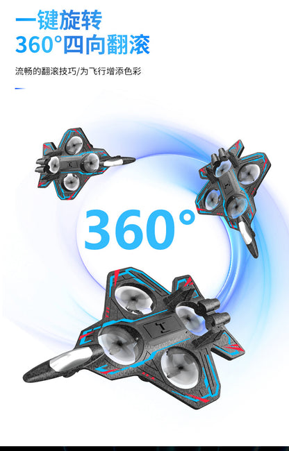 RC Stuntdrönare Skum & ABS – 6-kanals Höjdhållning Hindersensor 3D-volter USB 30–50cm Sub-250g 7–14 År 2026