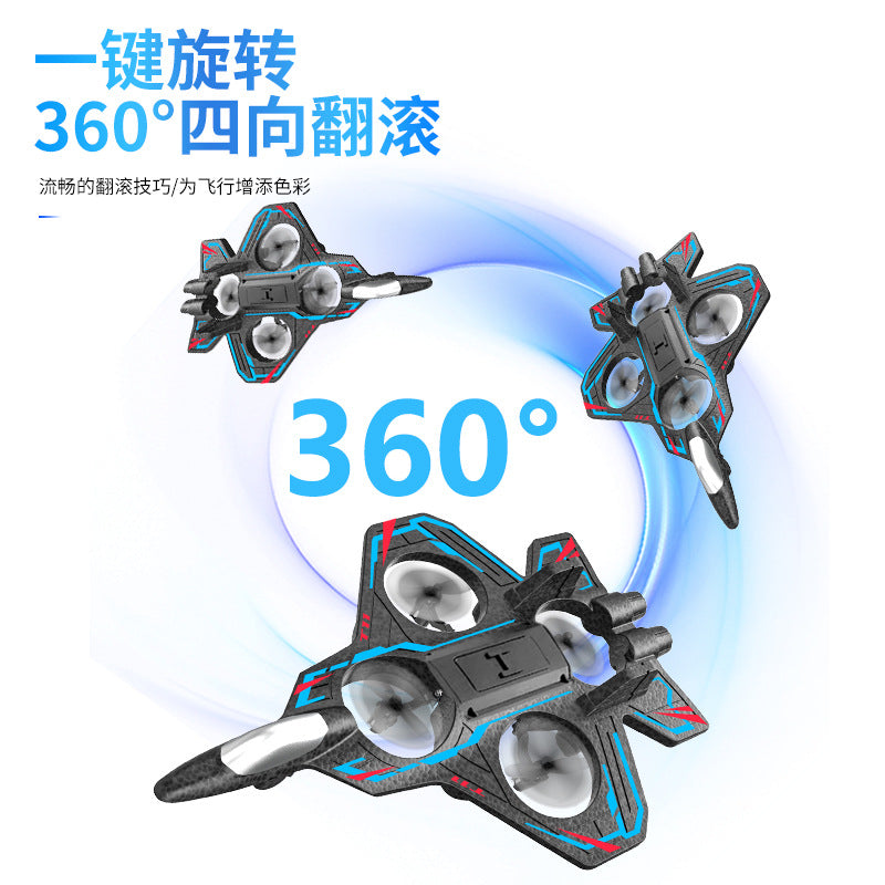 RC Stuntdrönare Skum & ABS – 6-kanals Höjdhållning Hindersensor 3D-volter USB 30–50cm Sub-250g 7–14 År 2026