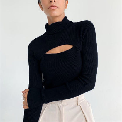 Long Sleeve Turtleneck Knitted Sweater Female Casual Pullover Women Autumn Winter Tops Korean Sweaters Fashion Women Sweater