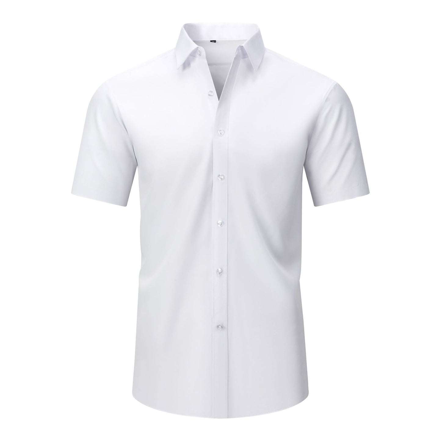 Cross-Border Lightweight Stretchy Plus-Size Men's Shirts, Wrinkle-Resistant Long-Sleeve Shirts, Amazon Cardigan Long-Sleeve Shirts for Men