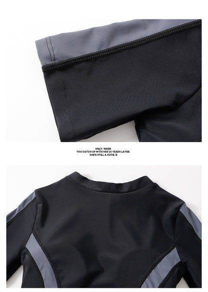 Dam Helbaddräkt Kortärm – Magdöljande Konservativ Sportig Kjol Polyester 3 Färger S–3XL Badkläder Dam 9030 2026