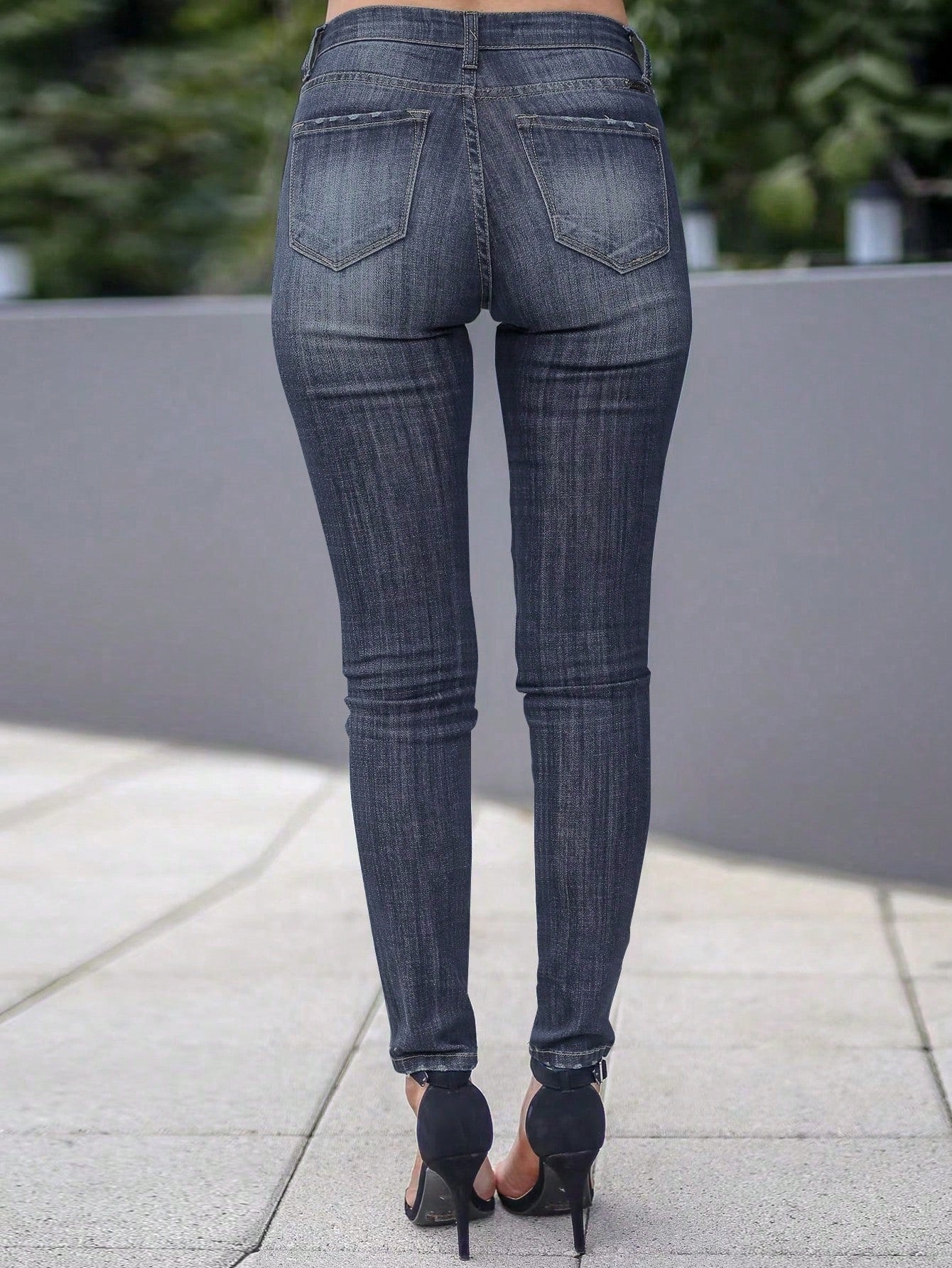 Summer Jeans for Women Ankle Length Denim Pencil Pants Zipper Fly Washing Slim Fit Pockets Streetwear Spring 2025 Slght Strech