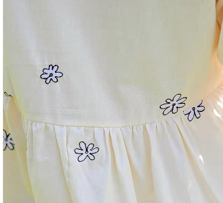 Mammaklänning Dam – Blommigt Tryck Spaghettiband Kortarm Midi Prinsessstil Sommar Gravid M–XXL 2026