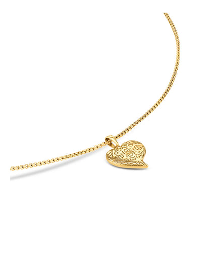 ONE Hearty Halsband i Guldton med Hjärtpendel – Alma, Dam