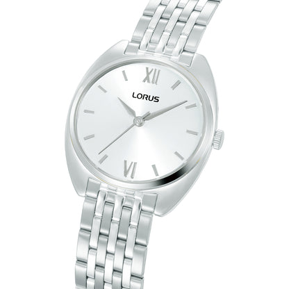 Lorus Damur i Stål – Kvarts, 30mm, Silver-Vit Urtavla