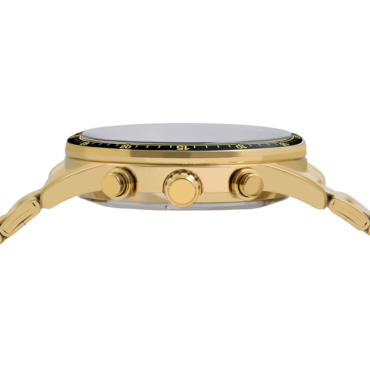 Lorus Herrur i Stål – Kronograf, Kvarts, 43mm, Svart Urtavla