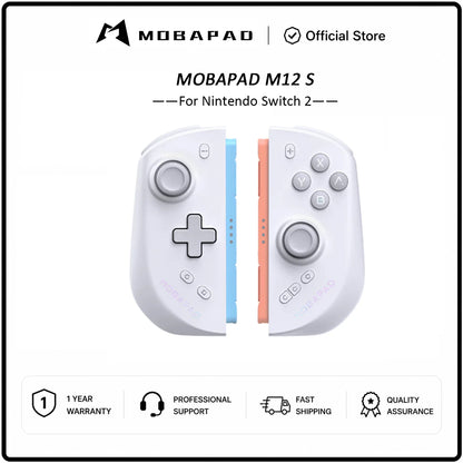 MOBAPAD M12 HD / M12 S Joypad for Nintendo Switch 2 with TMR Joystick HD Vibration Mechanical Buttons Remap Macro Gamepad