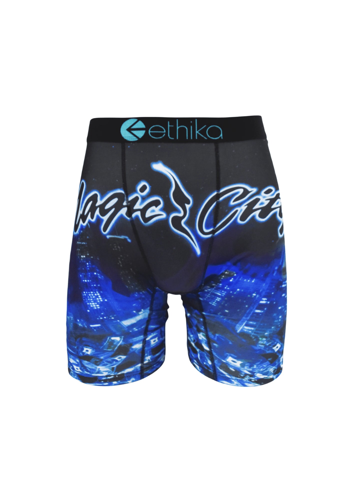 ETHIKA Herrboxers – Andningsbar Mesh-kil, Tryckta Mönster, Plus Size S–3XL
