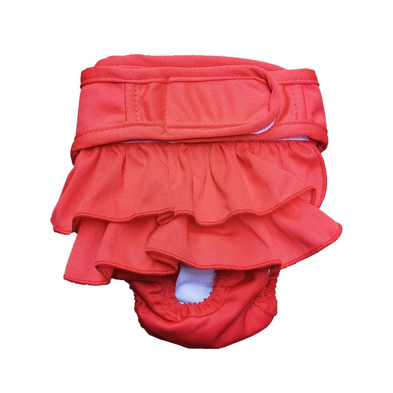 Reusable Female Pet Physiological Pants Washable Big Dog Sanitary Panties Diapers for Medium Large Dogs Mascotas Supplies